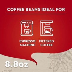 Qualità Rossa Ground Coffee, Medium Roast, Arabica and Robusta Blend, 8.8 oz …