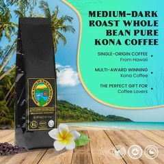 100% Kona Coffee Whole Bean 16 oz