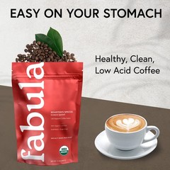 Coffee Half-Caff Medium Roast Whole Beans – Organic – Low Acid – Single Origi…
