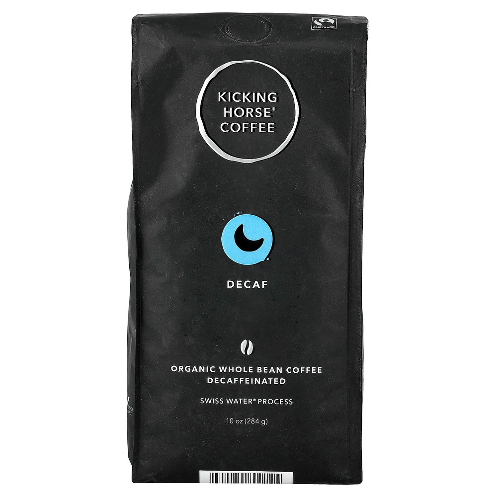 Kicking Horse Decaf Dark Whole Bean Coffee 10 oz 284 g Caffeine-Free & Decaf,