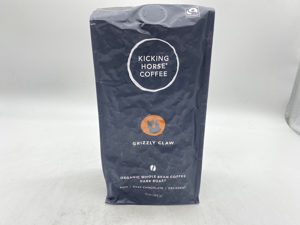 Kicking Horse Coffee, Grizzly Claw – Dark Roast – 10 Ounce (Pack of 1)
