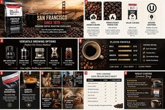 French Roast Gourmet Dark Roast 100% Arabica Coffee 3lb Kosher
