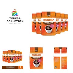 Blend Medium Roast Whole Bean Coffee, 18 Ounce Pack of 6