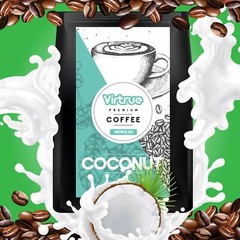 Coconut Flavored Coffee 16oz – Ground or Whole Bean – 5 Stars – Fast Shipping