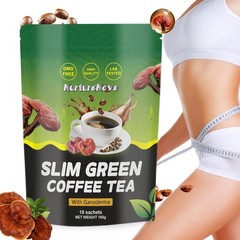 SLIM Green Coffee Ganoderma WEIGHT LOSS Control Detox Tea – USA Seller 18 Pcs