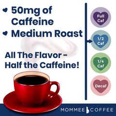 Half Caf Low Acid Whole Organic Coffee Beans – 100 Arabica Organic Half Caff …