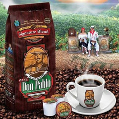 Don Pablo Gourmet Coffee – Signature Blend – Medium Dark Roast – Whole Bean C…