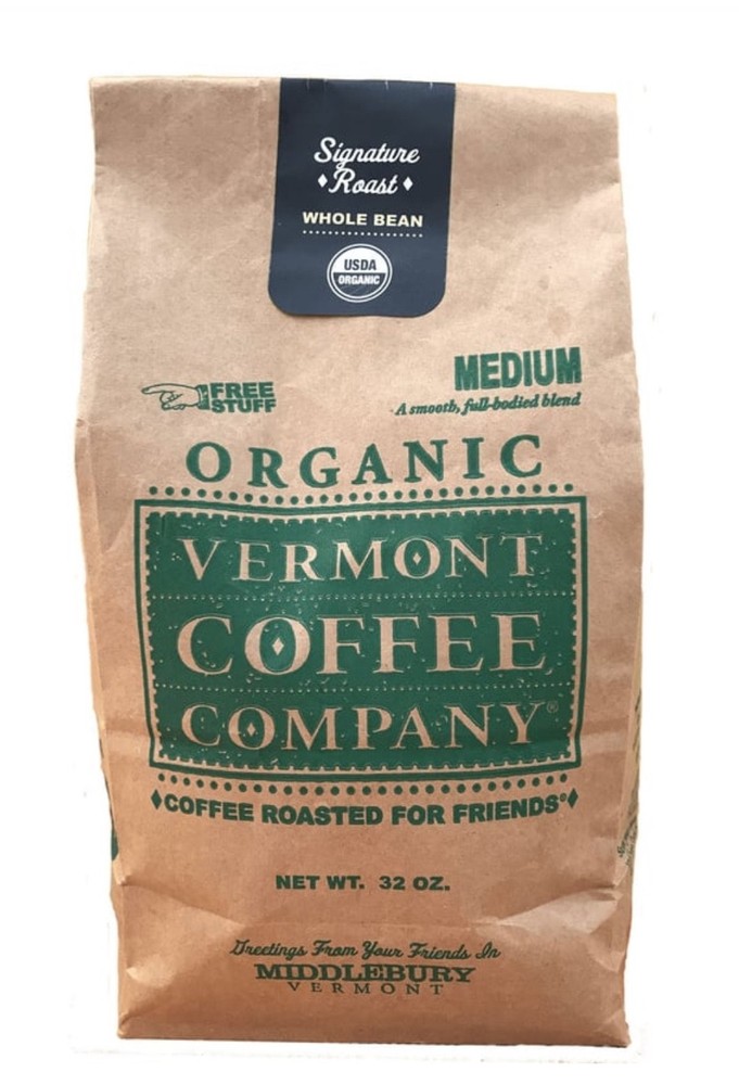 VERMONT ORGANIC COFFEE MEDIUM ROAST COFFEE 32 Oz