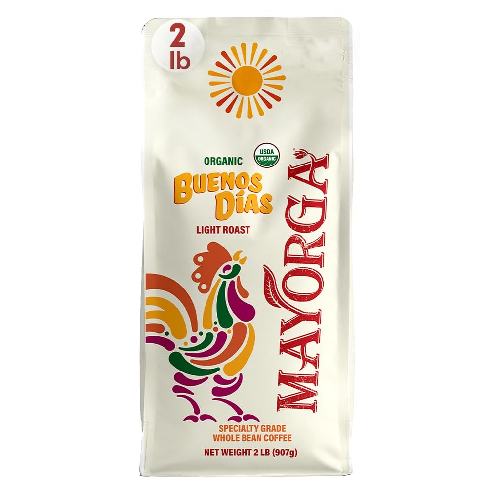 Mayorga Organic Coffee 2lb Buenos Dias – Light Roast 32 Ounce (Pack of 1)