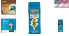 Kauai Hawaiian Vanilla Macadamia Nut Ground Coffee 10oz Bag – Rich Blend