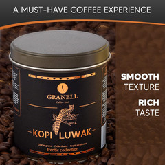 Premium Kopi Luwak Coffee Beans – Rich Aroma & Ultra Smooth Finish 100g