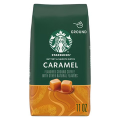 Starbucks Arabica Beans Caramel, Naturally Flavored, Ground Coffee, 11oz USA