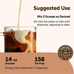 14 oz Certified Organic Instant Mushroom Coffee with Lion’s Mane & Reishi Blend