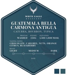 Guatemala bella carmona antigua Medium-light Roast Whole Bean Coffee – 9oz(250g)