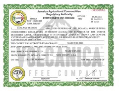 Jamaica Blue Mountain Coffee Blend, Whole Bean, Fresh 16 Ounce (Pack of 1)