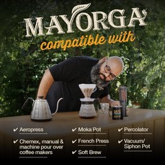Mayorga Organic Coffee 2lb Artesano Blend – Medium Roast Whole Bean Coffee