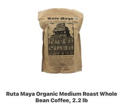 Ruta Maya 2.2lb Organic Medium Roast Whole Bean Coffee