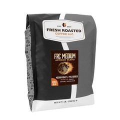 Fresh Roasted Coffee, FRC Medium Roast Blend Whole Bean 80 Ounce (Pack of 1)