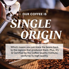 , Ethiopia Single Origin Whole Bean Coffee, Light Roast, Cocoa Powder, Dried Ber