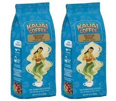 Kauai Coffee Medium Roast Ground Coffee 2 Pack