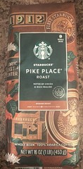 Starbucks Pike Place Roast Whole Bean 1 Pound!