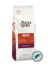 2 x Piazza Doro – Mezzo 1kg Coffee Beans w/ FREE Caramel Biscuits (25pcs)
