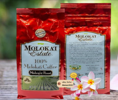 100% Moloka’i Coffee – Molokai Estate Hawaii – Midnight Roast Whole Bean 1.5 lb
