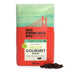 Coffee Decaf Dark Roast Whole Bean Coffee Decaf French Roast 2 lb bag Swiss
