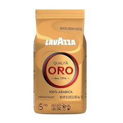 Lavazza QualitÃ Oro Whole Bean Blend, Medium Roast, 2.2 Pound (Pack of 1)