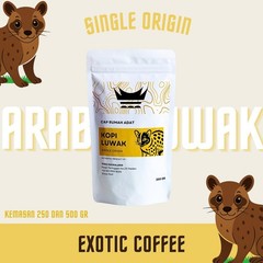 Wild Civet Coffee with Certificate of Authenticity, Kopi Luwak 0.55lb/250gr