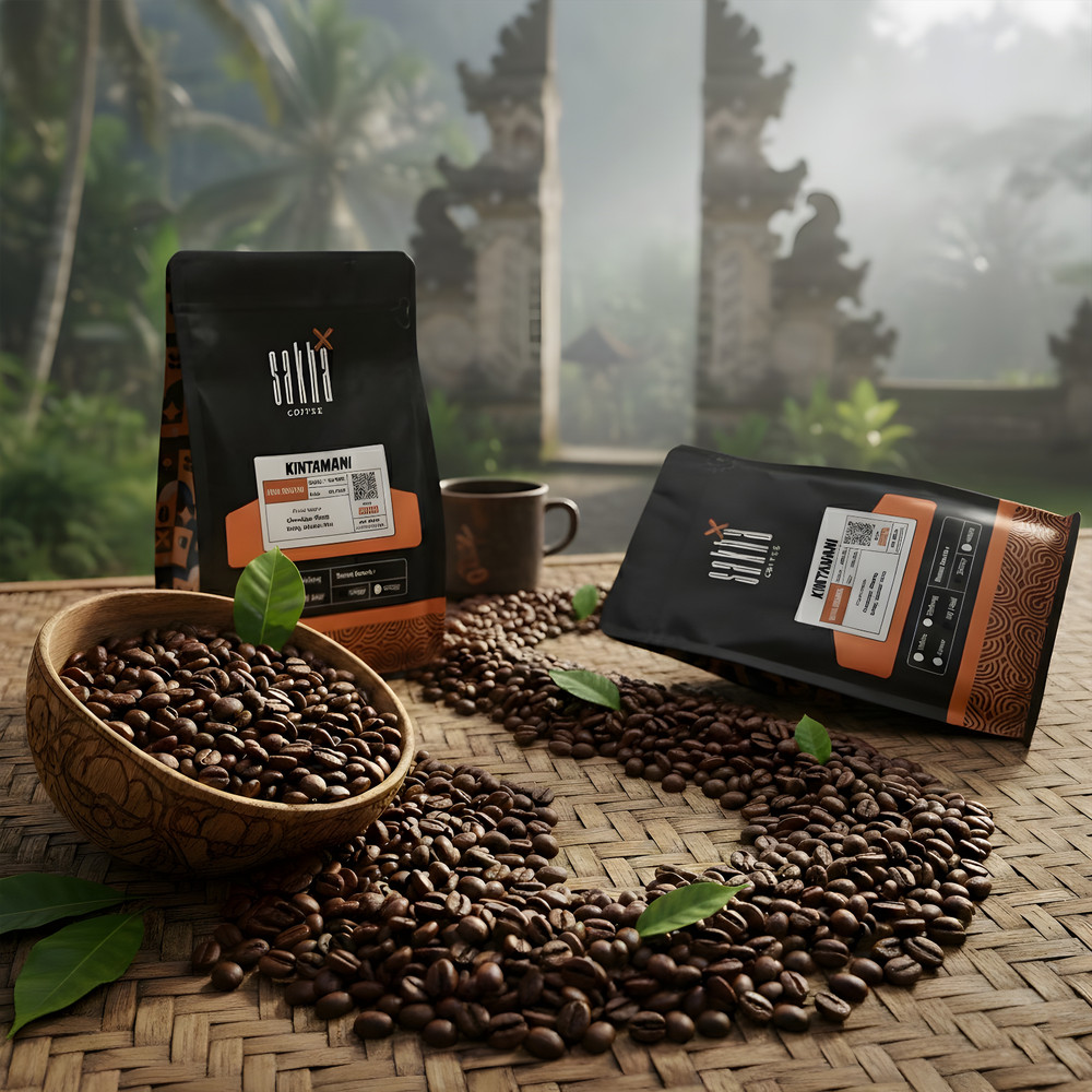 BEST NEW! Bali Kintamani Arabica Coffee Beans 200g – Indonesia