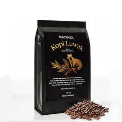 MATINÉE Wild Kopi Luwak Coffee Beans, Medium Roast, Whole Bean Coffee, Sustainab
