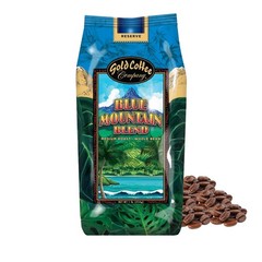 Blue Mountain Premium Blend Medium Roast Whole Bean Arabica Coffee 1 lb