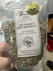 Jamaican Blue Mountain Coffe Beans Custom Roasted 8 oz 1/2 Pound Lb