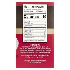 Slim Instant Coffee, Medium Roast, 24 Single Serve Sticks, 0.13 oz (3.7 g) Each