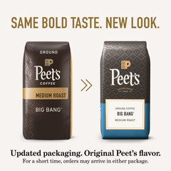 Peets Big Bang Medium Roast Whole Bean Coffee – 10.5oz