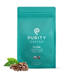 FLOW Original Medium Roast Whole Bean (12oz Bag) | Specialty-Grade USDA Organ…