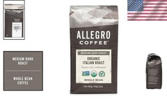 Rainforest Alliance Certified Organic Italian Roast Whole Bean Coffee, 12 oz