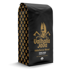 Death Wish Coffee, Valhalla Java Odinforce Blend Whole Bean, USDA Organic and Fa