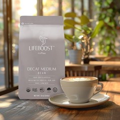 Medium Roast Swiss Water Decaf Whole Bean Coffee – Low Acid Organic Decaf Cof…