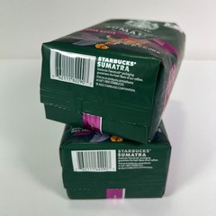 Starbucks Single-Origin Sumatra Dark Roast Whole Bean Arabica Coffee Lot (2x)