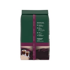 Starbucks Whole Coffee Beans, Dark Roast Hot or Iced Coffee, Espresso Roast, Six