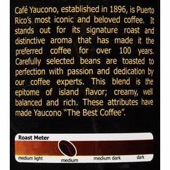 CAFE YAUCONO, MEDIUM ROAST WHOLE BEAN COFFEE (2 BAGS of 2 Pounds)