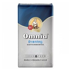 10x Hungarian Douwe Egberts Omnia Evening Decaffeinated Ground Coffee 250g