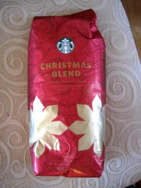 Starbucks Christmas Blend Coffee Whole Beans Vtg 2022 16 Oz. Rare Aged Sumatra!