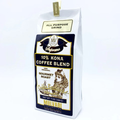 Hawaii Coffee – Mulvadi 10% KONA BLEND COFFEE ALL PURPOSE GRIND – 7oz GROUND
