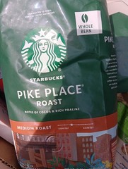 Starbucks Pike Place Medium Roast Whole Bean Coffee 18oz Exp 12/25 NIP Freeship