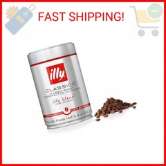 Illy Classico Whole Bean Coffee, Medium Roast, Classic Roast With Notes Of Caram