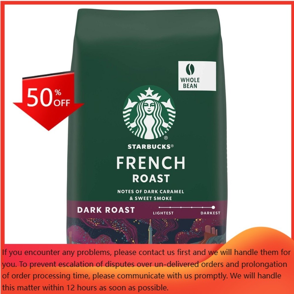 Starbucks French Whole Bean Dark Roast Coffee – 28oz