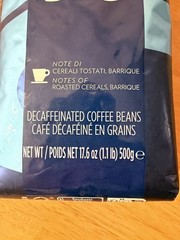 Lavazza Dek Filtro Decaf Whole Bean Filter Coffee 1.1 lb. 500g barrique exp 4/27